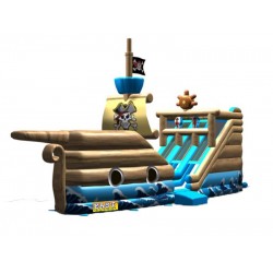 Inflatable Pirate Double Line Slide Inflatable Pirate Double Line Slide