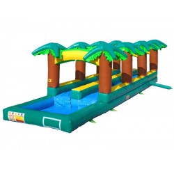 Hawaiian Slip And Slide Double Lane W Pool Hawaiian Slip And Slide Double Lane W Pool