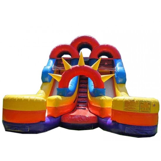 Inflatable Double Splash Slide